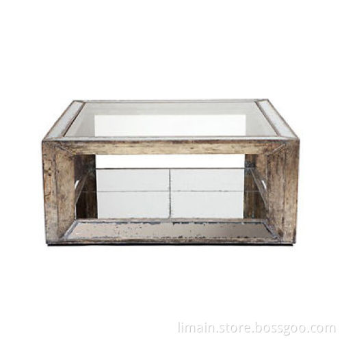 Coffee Table with 42-inch Width, Light Assembly Required
